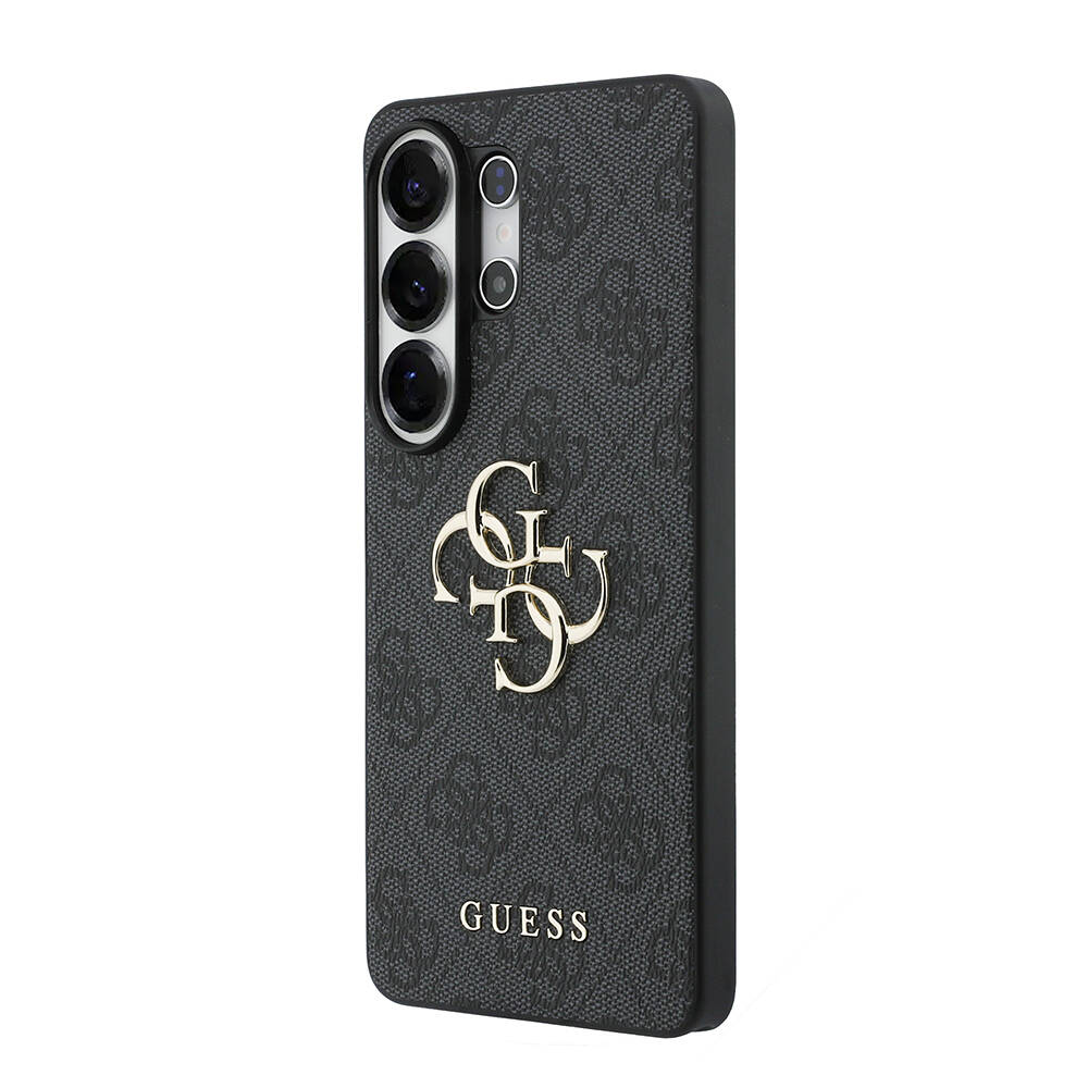 Galaxy S26 Ultra Kılıf Guess Orjinal Lisanslı PU Deri Büyük Metal Logo Dizaynlı Kapak - 10