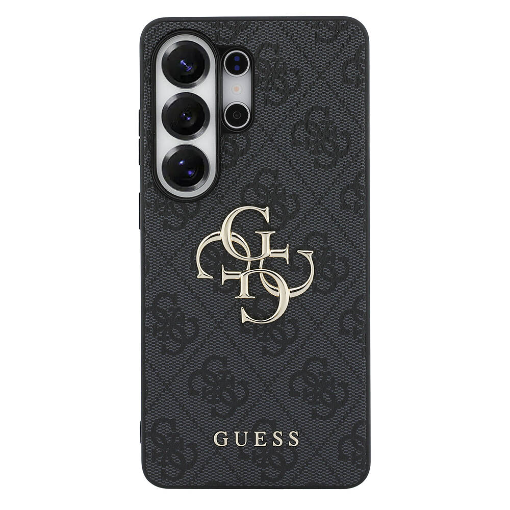 Galaxy S26 Ultra Kılıf Guess Orjinal Lisanslı PU Deri Büyük Metal Logo Dizaynlı Kapak - 11