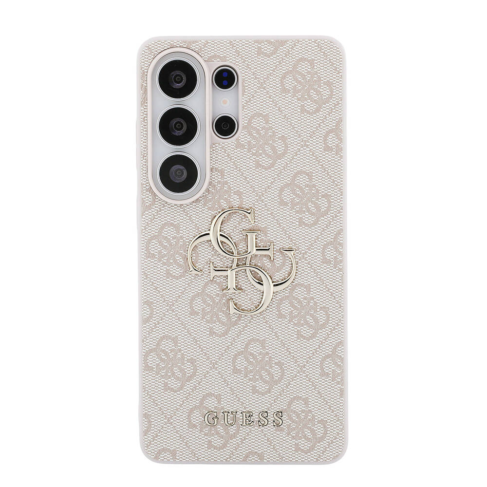 Galaxy S26 Ultra Kılıf Guess Orjinal Lisanslı PU Deri Büyük Metal Logo Dizaynlı Kapak - 3