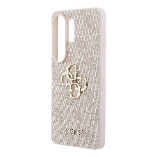 Galaxy S26 Ultra Kılıf Guess Orjinal Lisanslı PU Deri Büyük Metal Logo Dizaynlı Kapak - 6