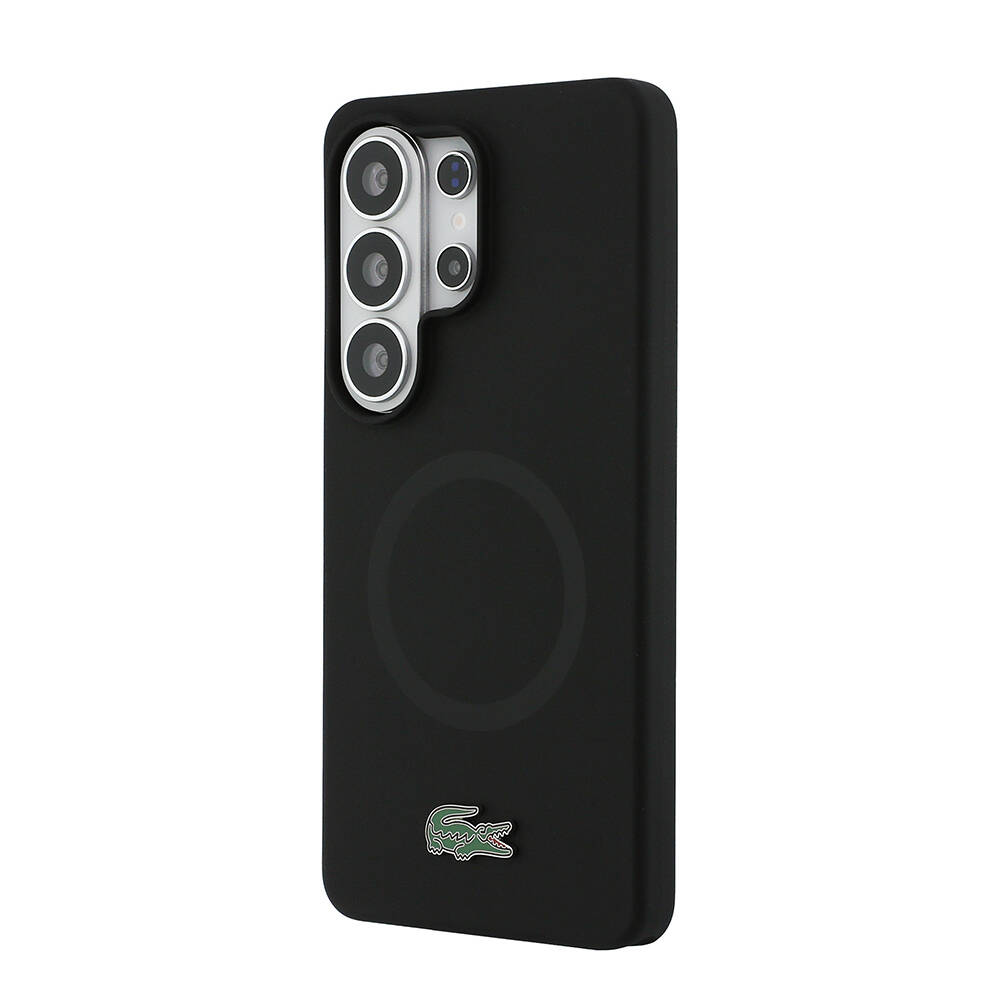Galaxy S26 Ultra Kılıf Lacoste Orjinal Lisanslı M-safe Şarj Özellikli İkonik Logolu Metal Kamera Çerçeveli Silikon Kapak - 2
