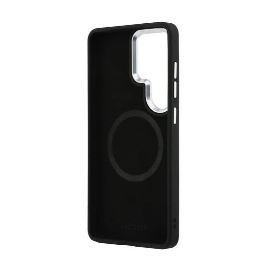 Galaxy S26 Ultra Kılıf Lacoste Orjinal Lisanslı PU Pike Desenli Arka Yüzey İkonik Timsah Metal Logolu Kapak - 15