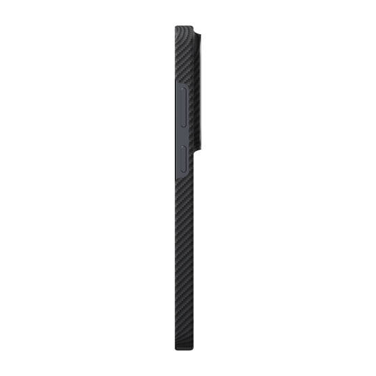 Galaxy S26 Ultra Kılıf M-safe Şarj Özellikli 600D Aramid Karbon Fiber Pitaka Ultra-Slim Classic Serisi Black-Grey Twill Kapak - 6