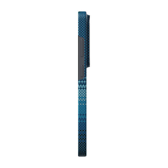 Galaxy S26 Ultra Kılıf M-safe Şarj Özellikli Aramid Karbon Fiber Pitaka Tactile Woven Sunset-Moonrise Serisi Kapak - 12