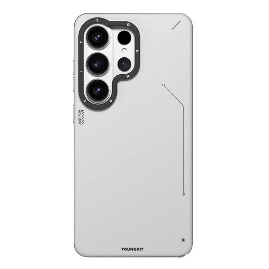 Galaxy S26 Ultra Kılıf M-safe Şarj Özellikli Basit Mat Deri Desenli Youngkit Tech Fashion Serisi Kapak - 14