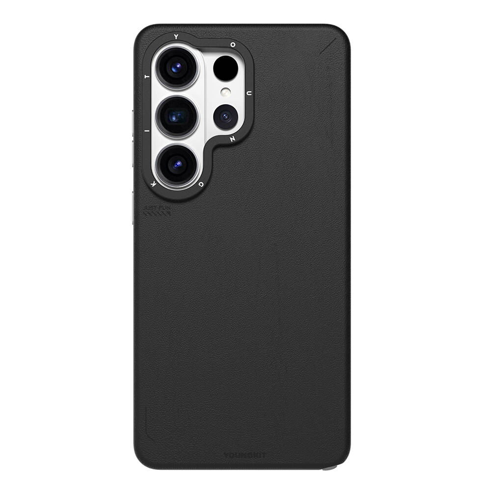 Galaxy S26 Ultra Kılıf M-safe Şarj Özellikli Basit Mat Deri Desenli Youngkit Tech Fashion Serisi Kapak - 12