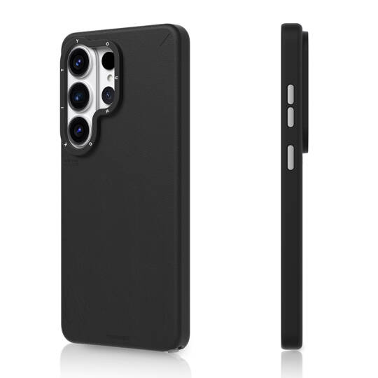 Galaxy S26 Ultra Kılıf M-safe Şarj Özellikli Basit Mat Deri Desenli Youngkit Tech Fashion Serisi Kapak - 2