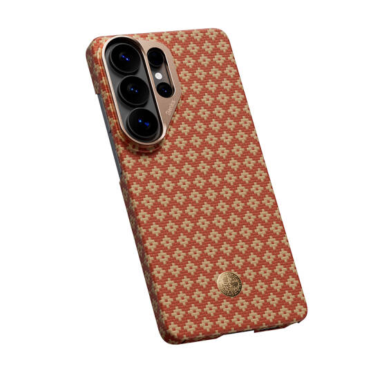 Galaxy S26 Ultra Kılıf M-Safe Şarj Özellikli Benks ArmorAir ArmorGrid Serisi Kevlar Karbon Kapak - 17