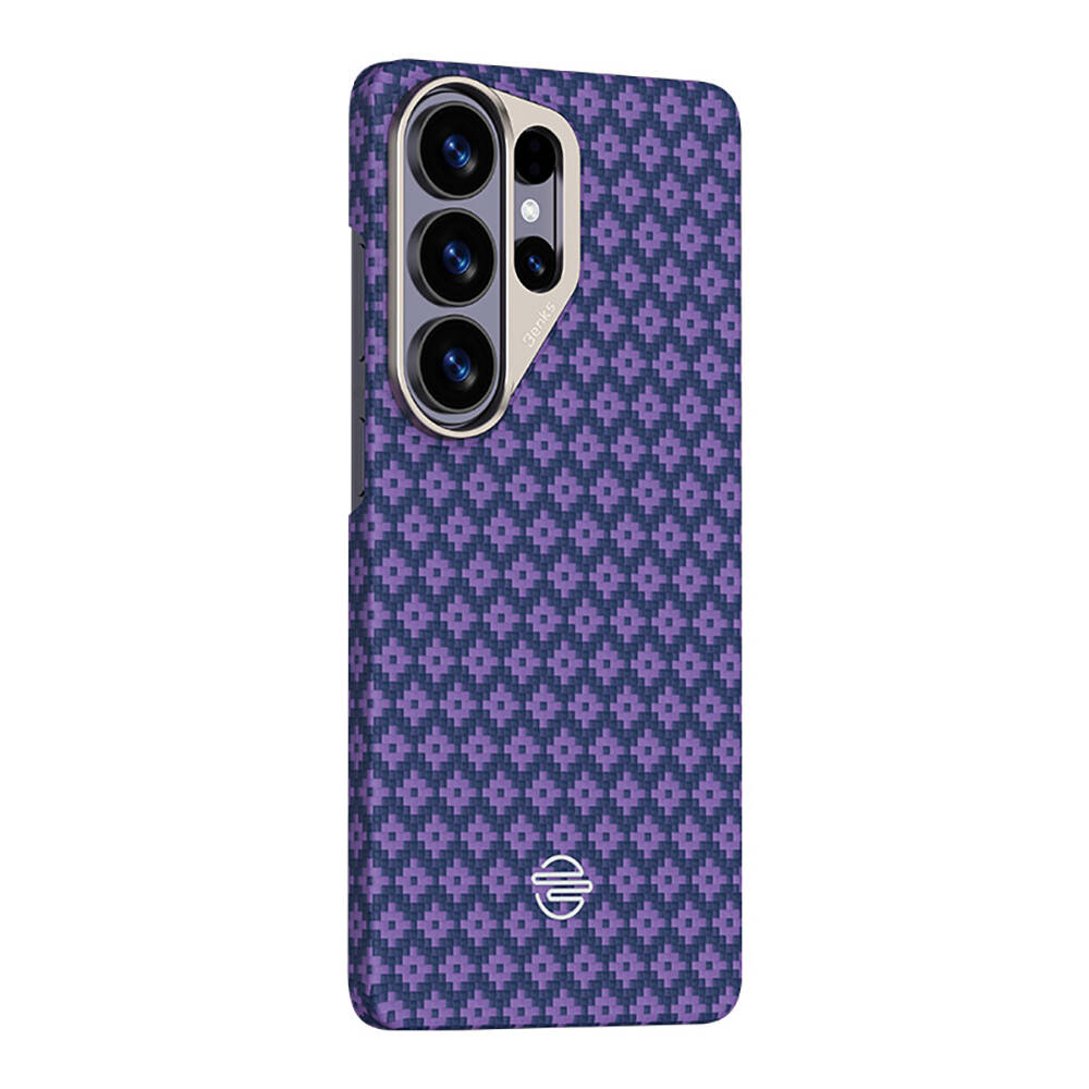 Galaxy S26 Ultra Kılıf M-Safe Şarj Özellikli Benks ArmorAir ArmorGrid Serisi Kevlar Karbon Kapak - 1