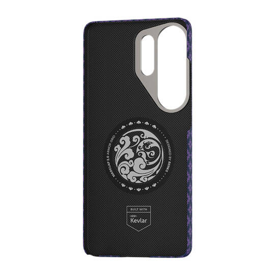 Galaxy S26 Ultra Kılıf M-Safe Şarj Özellikli Benks ArmorAir ArmorGrid Serisi Kevlar Karbon Kapak - 4