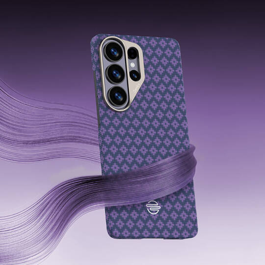 Galaxy S26 Ultra Kılıf M-Safe Şarj Özellikli Benks ArmorAir ArmorGrid Serisi Kevlar Karbon Kapak - 5