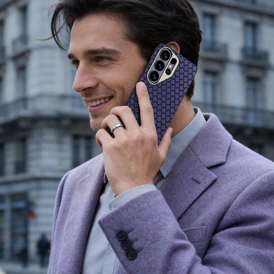 Galaxy S26 Ultra Kılıf M-Safe Şarj Özellikli Benks ArmorAir ArmorGrid Serisi Kevlar Karbon Kapak - 7