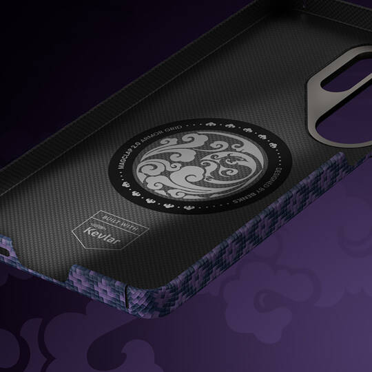 Galaxy S26 Ultra Kılıf M-Safe Şarj Özellikli Benks ArmorAir ArmorGrid Serisi Kevlar Karbon Kapak - 8