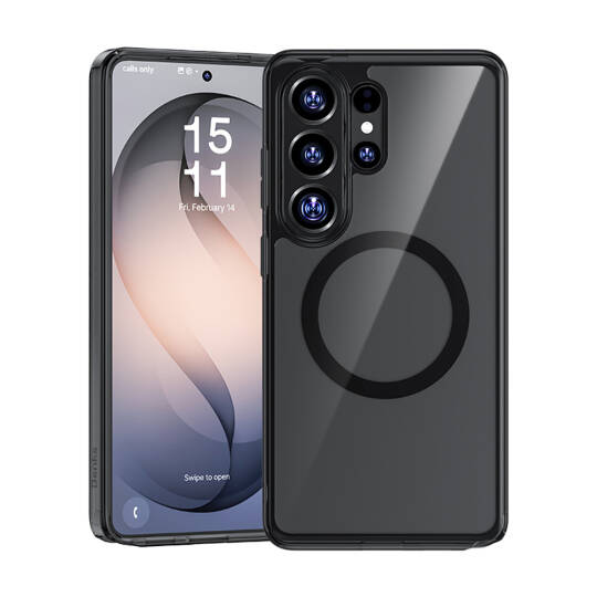 Galaxy S26 Ultra Kılıf M-safe Şarj Özellikli Benks Crystal Serisi Şeffaf Kapak - 3