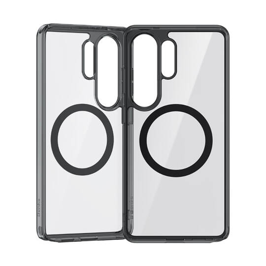 Galaxy S26 Ultra Kılıf M-safe Şarj Özellikli Benks Crystal Serisi Şeffaf Kapak - 4