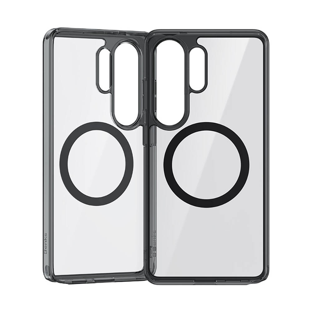 Galaxy S26 Ultra Kılıf M-safe Şarj Özellikli Benks Crystal Serisi Şeffaf Kapak - 4