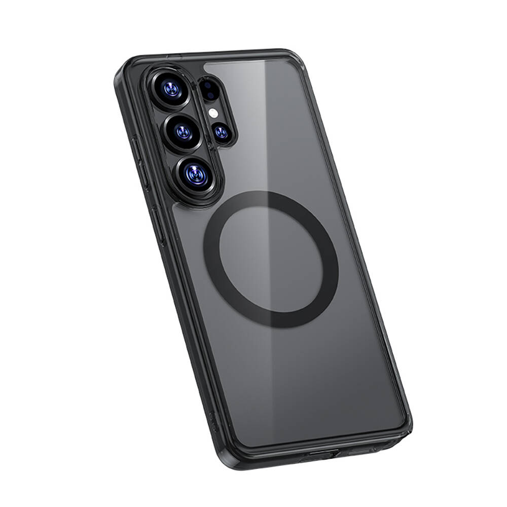 Galaxy S26 Ultra Kılıf M-safe Şarj Özellikli Benks Crystal Serisi Şeffaf Kapak - 5