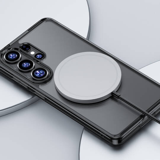 Galaxy S26 Ultra Kılıf M-safe Şarj Özellikli Benks Crystal Serisi Şeffaf Kapak - 6
