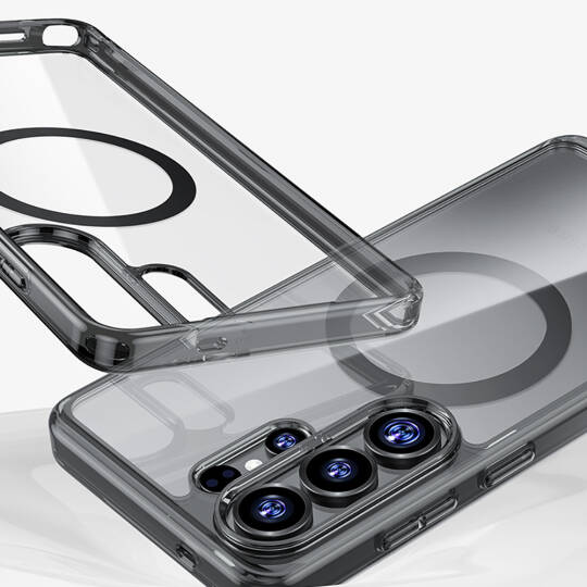 Galaxy S26 Ultra Kılıf M-safe Şarj Özellikli Benks Crystal Serisi Şeffaf Kapak - 8