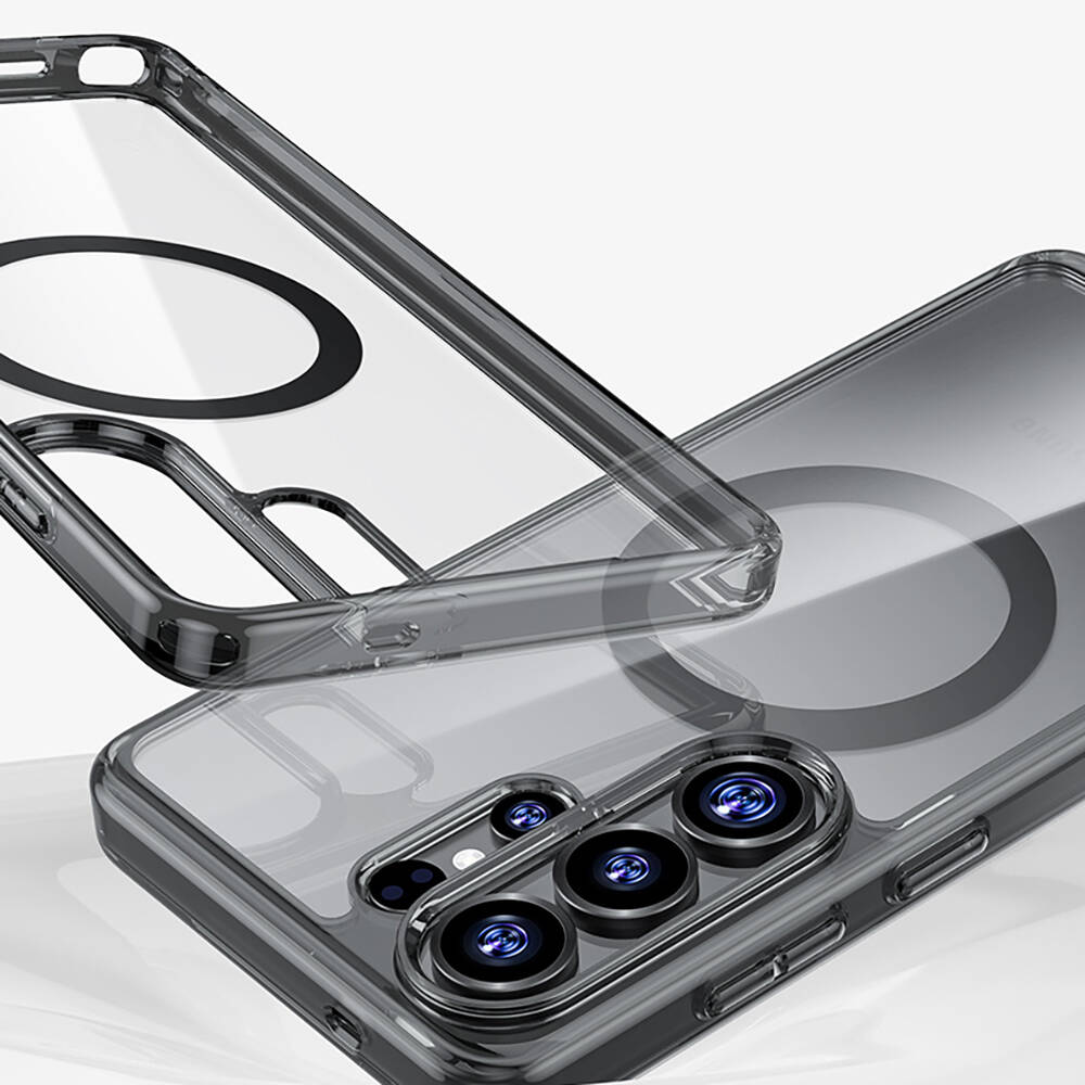 Galaxy S26 Ultra Kılıf M-safe Şarj Özellikli Benks Crystal Serisi Şeffaf Kapak - 8