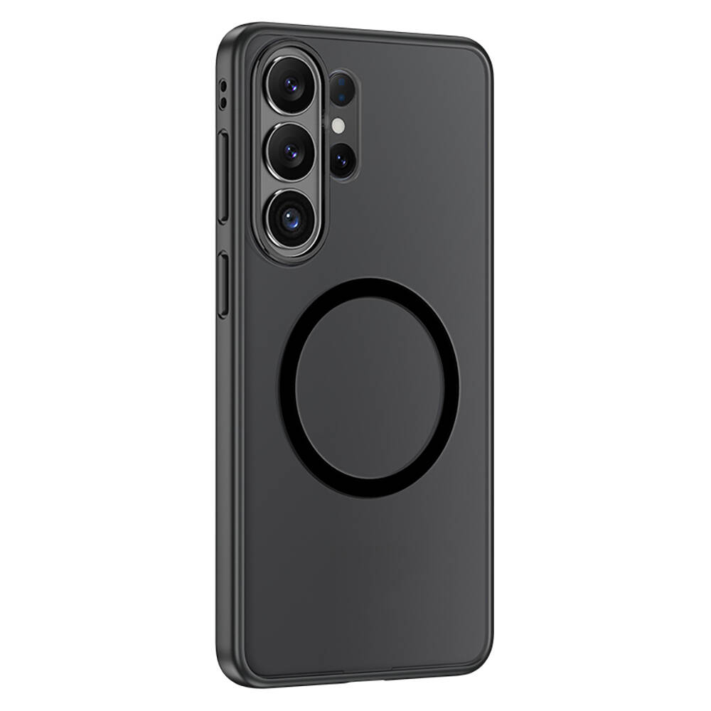 Galaxy S26 Ultra Kılıf M-safe Şarj Özellikli Mat Arka Yüzey Wlons Lola Kapak - 10