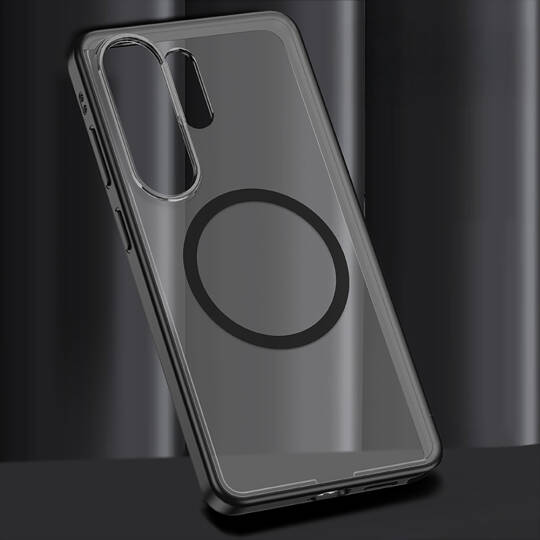 Galaxy S26 Ultra Kılıf M-safe Şarj Özellikli Mat Arka Yüzey Wlons Lola Kapak - 7