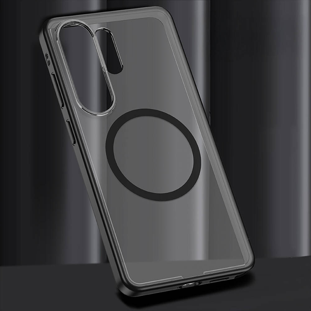 Galaxy S26 Ultra Kılıf M-safe Şarj Özellikli Mat Arka Yüzey Wlons Lola Kapak - 7