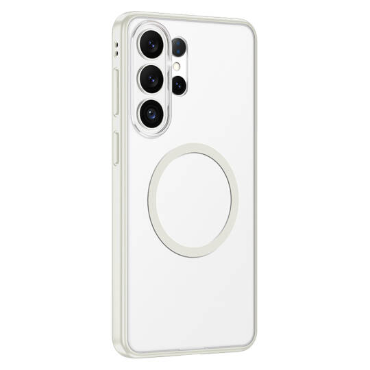 Galaxy S26 Ultra Kılıf M-safe Şarj Özellikli Mat Arka Yüzey Wlons Lola Kapak