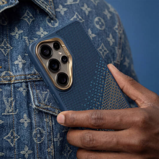 Galaxy S26 Ultra Kılıf M-safe Şarj Özellikli Raptic Aramid Skin Dual Serisi Karbon Kapak - 19