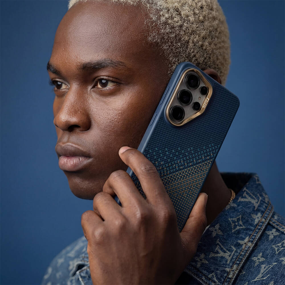 Galaxy S26 Ultra Kılıf M-safe Şarj Özellikli Raptic Aramid Skin Dual Serisi Karbon Kapak - 20