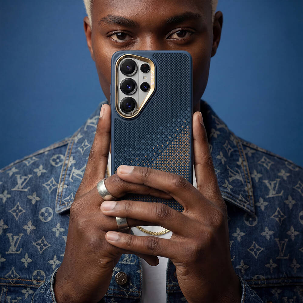 Galaxy S26 Ultra Kılıf M-safe Şarj Özellikli Raptic Aramid Skin Dual Serisi Karbon Kapak - 21