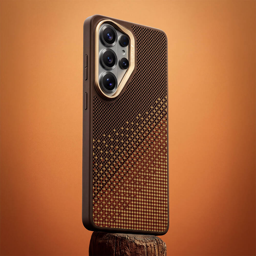Galaxy S26 Ultra Kılıf M-safe Şarj Özellikli Raptic Aramid Skin Dual Serisi Karbon Kapak - 6