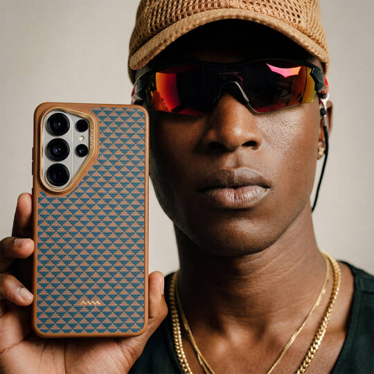 Galaxy S26 Ultra Kılıf M-safe Şarj Özellikli Raptic Aramid Skin Dual Serisi Karbon Kapak