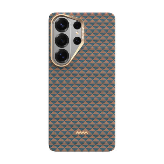 Galaxy S26 Ultra Kılıf M-safe Şarj Özellikli Raptic Aramid Skin Origin Serisi Karbon Kapak