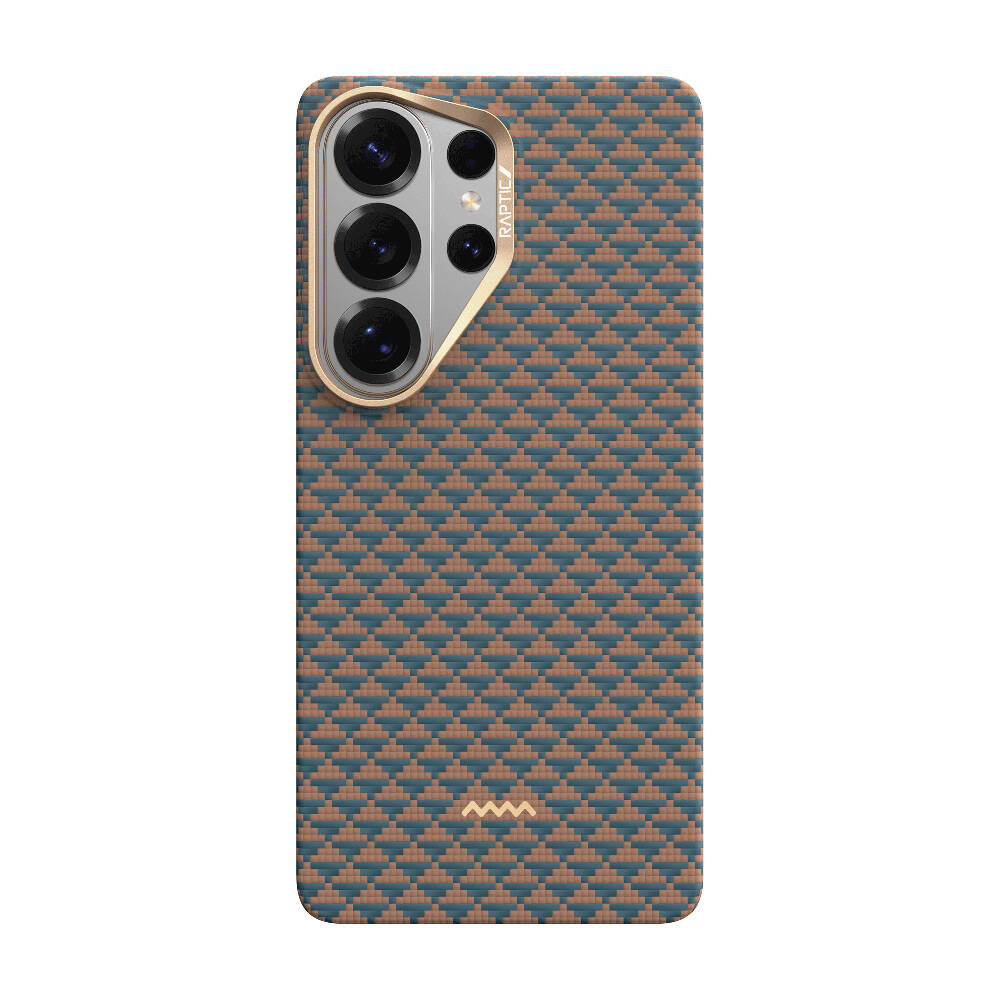 Galaxy S26 Ultra Kılıf M-safe Şarj Özellikli Raptic Aramid Skin Origin Serisi Karbon Kapak - 1