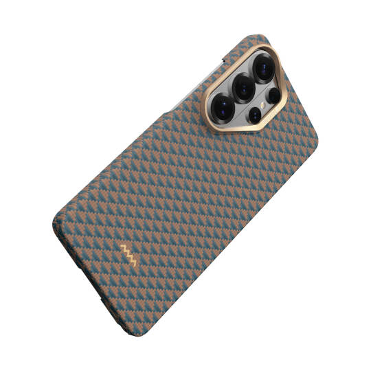 Galaxy S26 Ultra Kılıf M-safe Şarj Özellikli Raptic Aramid Skin Origin Serisi Karbon Kapak - 8