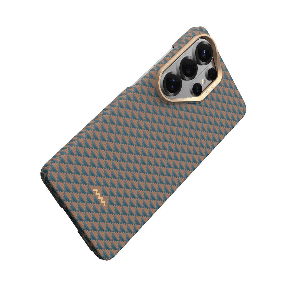 Galaxy S26 Ultra Kılıf M-safe Şarj Özellikli Raptic Aramid Skin Origin Serisi Karbon Kapak - 8
