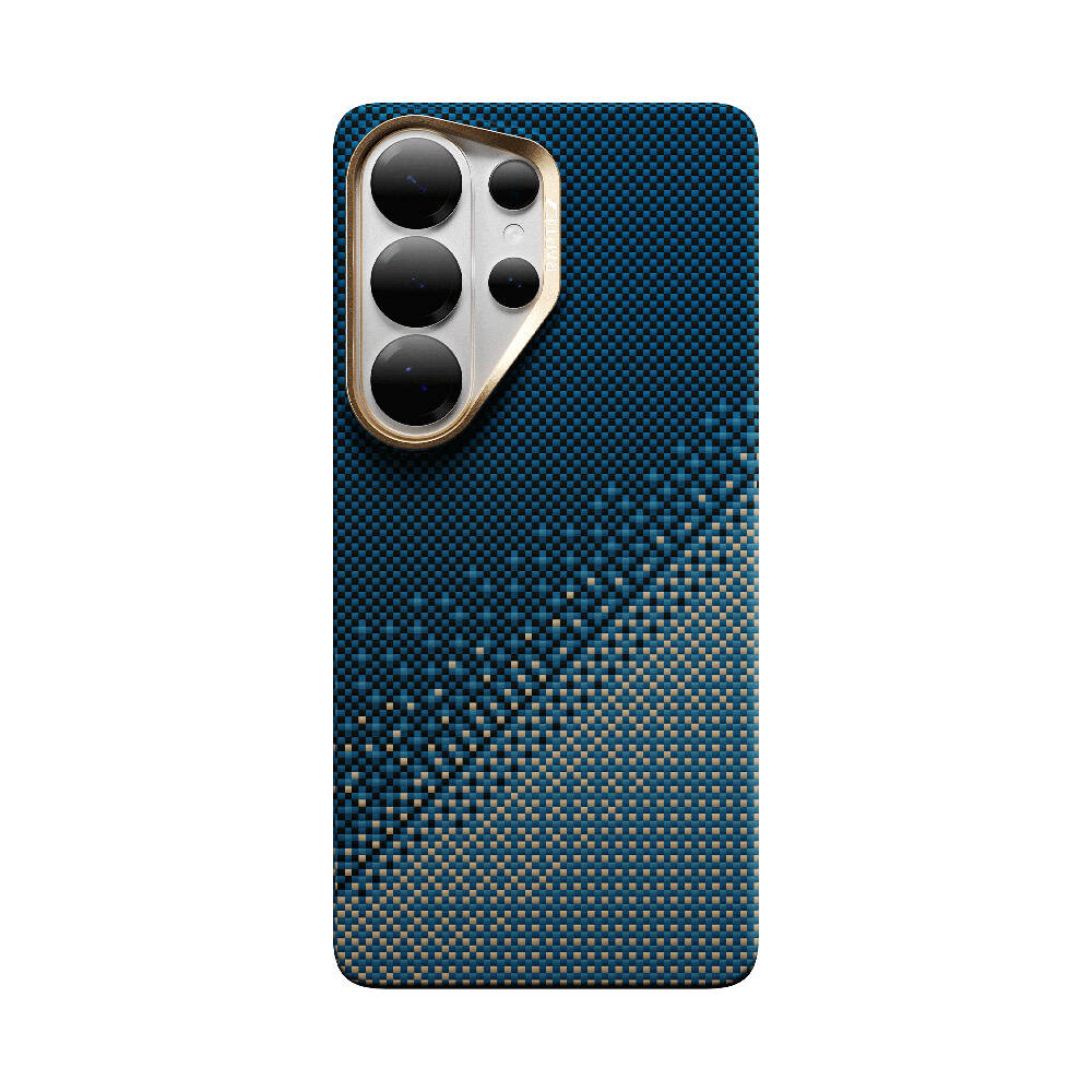 Galaxy S26 Ultra Kılıf M-safe Şarj Özellikli Raptic Aramid Skin Serisi Karbon Kapak - 12