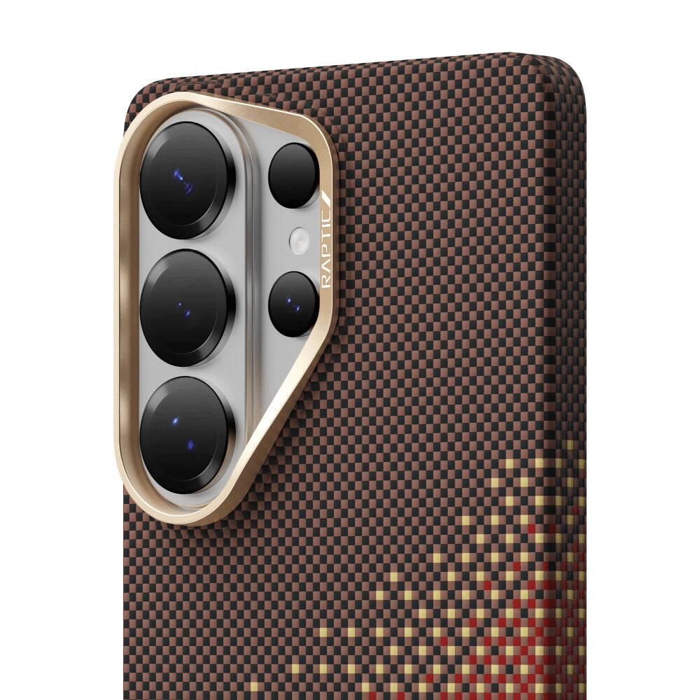 Galaxy S26 Ultra Kılıf M-safe Şarj Özellikli Raptic Aramid Skin Serisi Karbon Kapak - 2