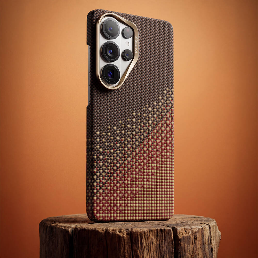 Galaxy S26 Ultra Kılıf M-safe Şarj Özellikli Raptic Aramid Skin Serisi Karbon Kapak - 11
