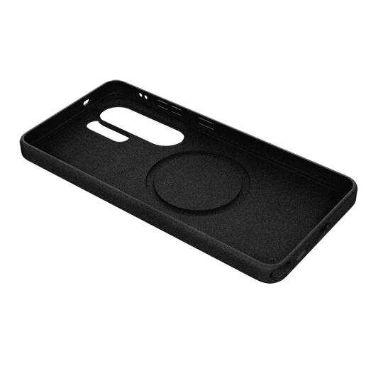 Galaxy S26 Ultra Kılıf M-safe Şarj Özellikli Velvet-Fluff Kaplama Wlons Adev Kapak - 8