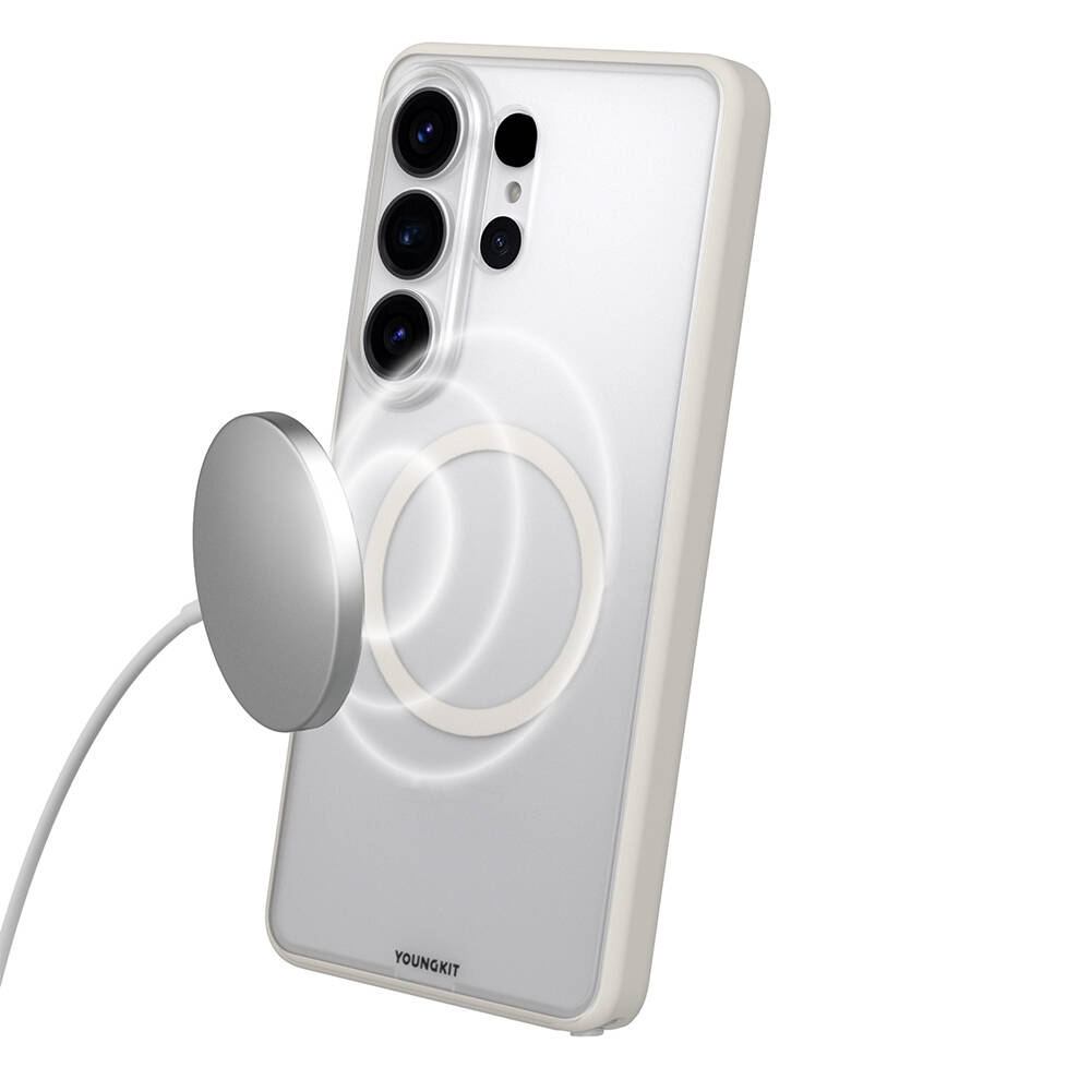 Galaxy S26 Ultra Kılıf M-safe Şarj Özellikli Youngkit Clear Serisi Kapak - 9