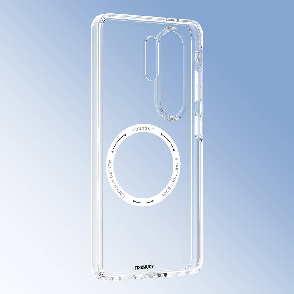 Galaxy S26 Ultra Kılıf M-safe Şarj Özellikli Youngkit Clear Serisi Kapak - 11