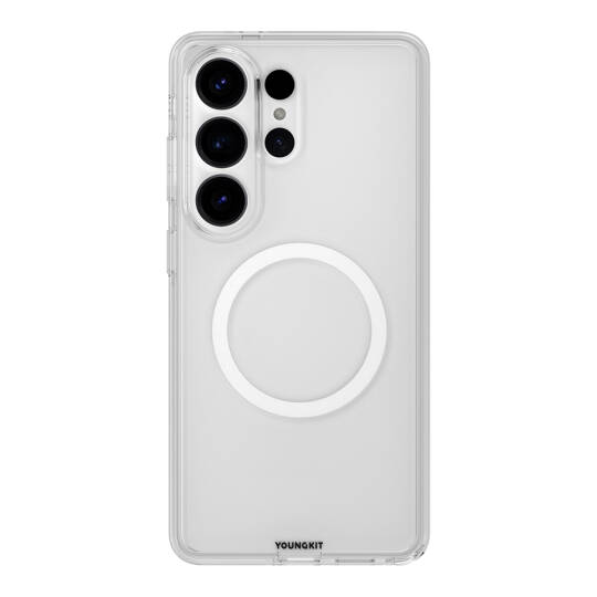 Galaxy S26 Ultra Kılıf M-safe Şarj Özellikli Youngkit Clear Serisi Kapak Şeffaf