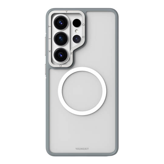 Galaxy S26 Ultra Kılıf M-safe Şarj Özellikli Youngkit Rock Sand Serisi Kapak - 9