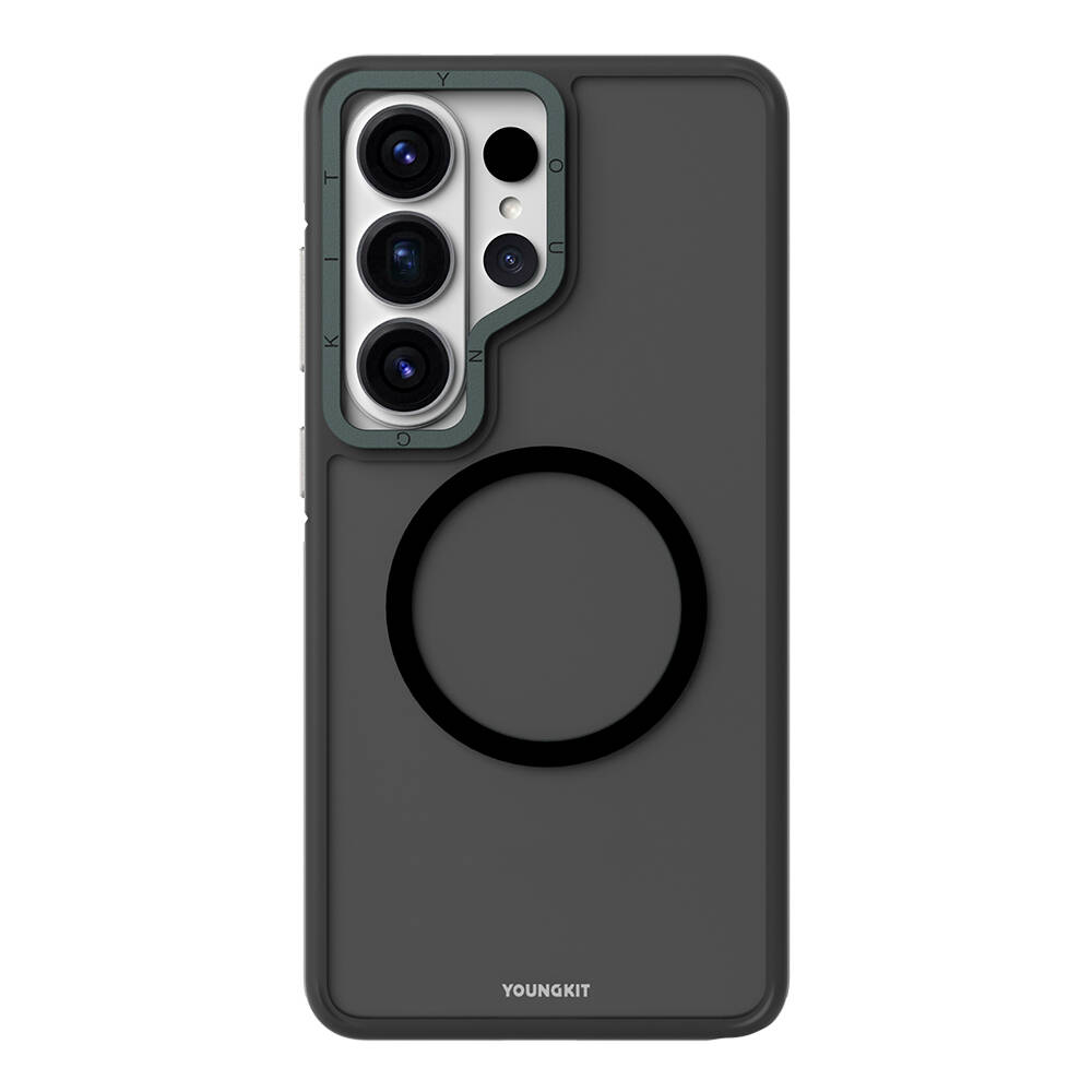Galaxy S26 Ultra Kılıf M-safe Şarj Özellikli Youngkit Rock Sand Serisi Kapak - 5