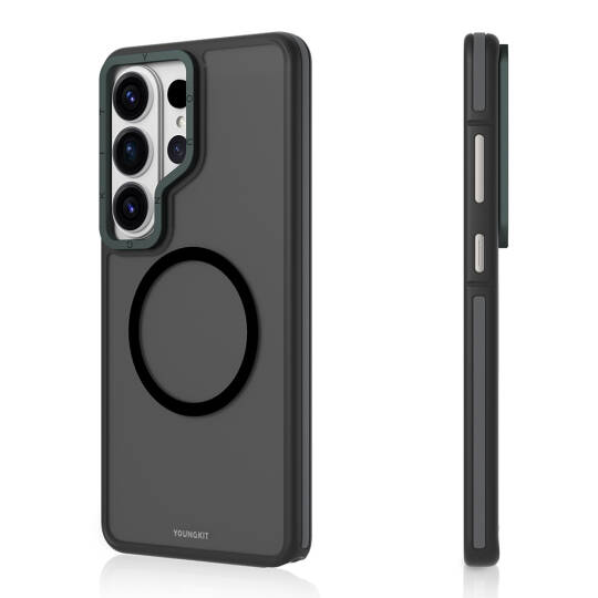 Galaxy S26 Ultra Kılıf M-safe Şarj Özellikli Youngkit Rock Sand Serisi Kapak - 6