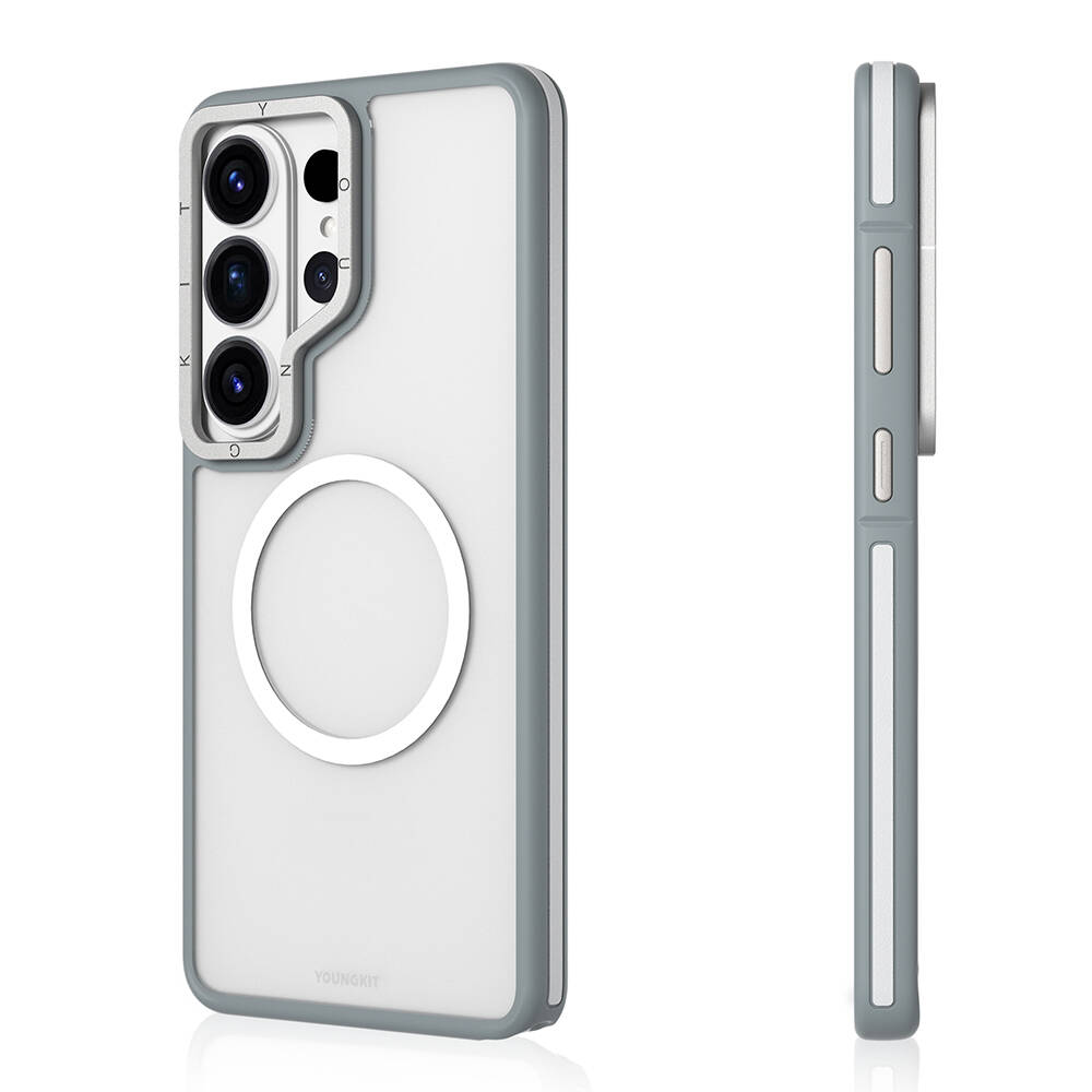 Galaxy S26 Ultra Kılıf M-safe Şarj Özellikli Youngkit Rock Sand Serisi Kapak - 2