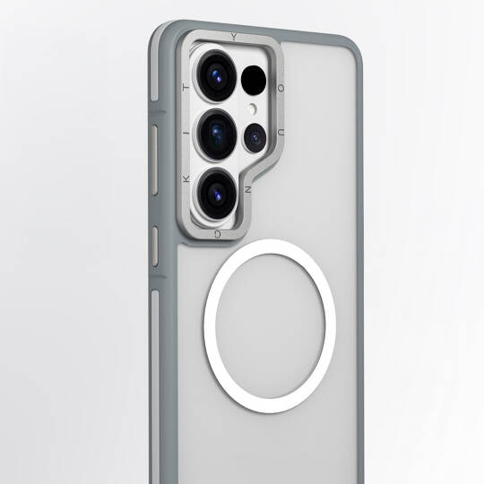 Galaxy S26 Ultra Kılıf M-safe Şarj Özellikli Youngkit Rock Sand Serisi Kapak - 3