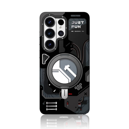 Galaxy S26 Ultra Kılıf M-safe Şarj Özellikli Youngkit Starship Serisi Kapak - 5